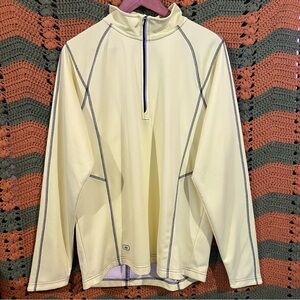 OGIO Endurance Pale Yellow 1/4 quarter Zip Performance Pullover